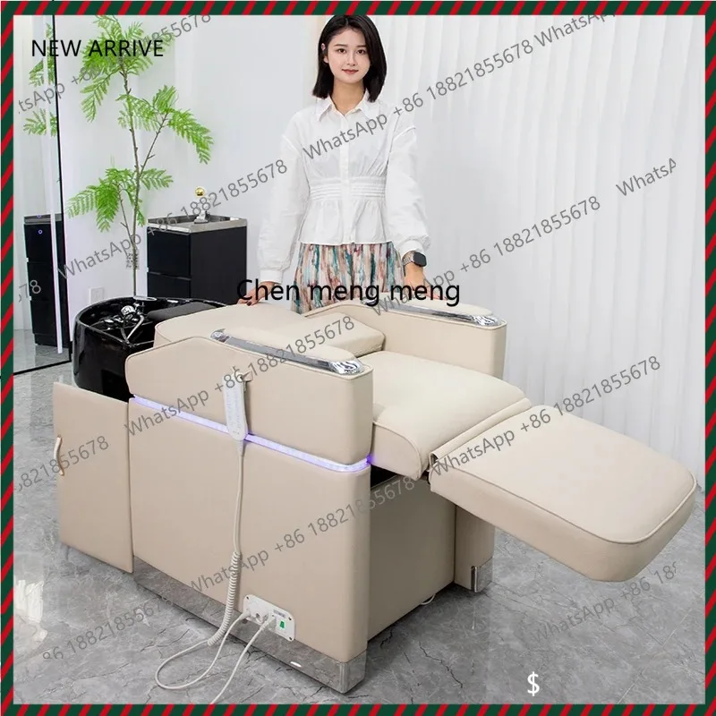 Hot sales Intelligent electric lift shampoo, hair cutting chair, integrated hair salon, special treatment and beauty bed for hai