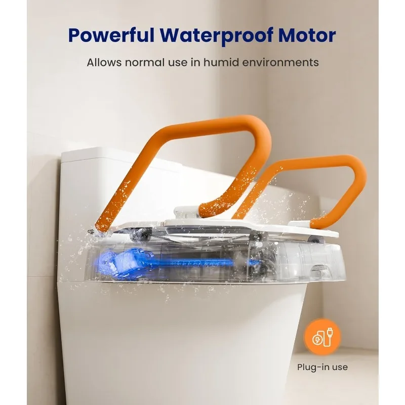 رافعة مقعد كهربائي، مقعد مرتفع كهربائيًا، رافعة مقعد تعمل بمقابض، مقعد رفع المرحاض لكبار السن، Su