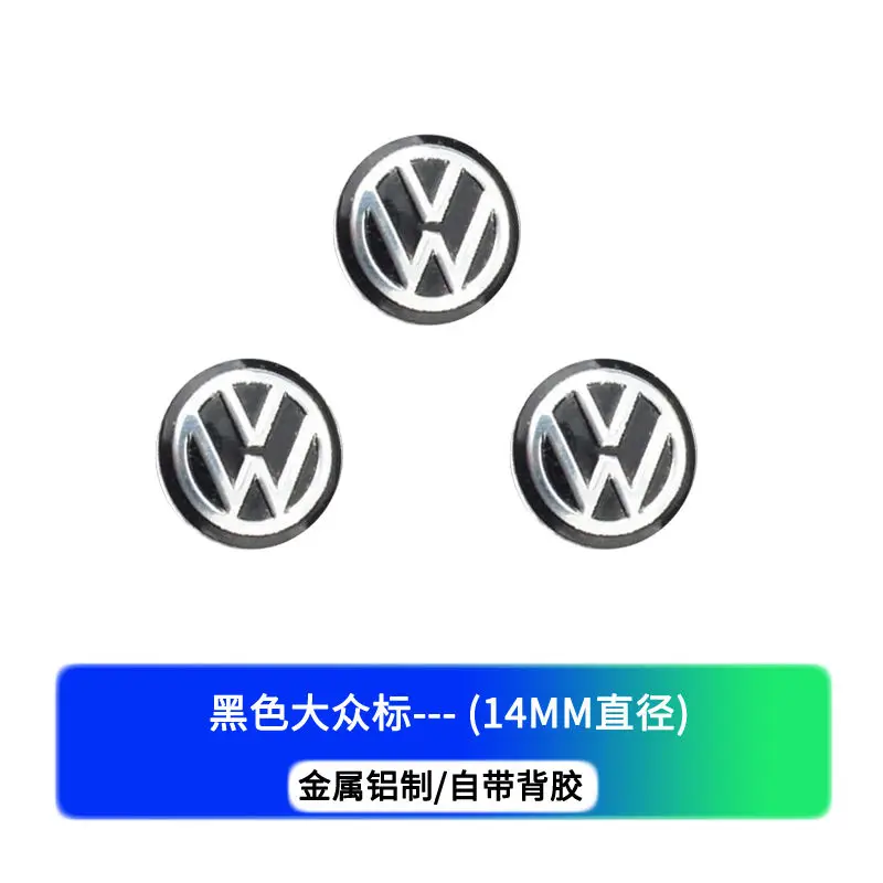 Car Key Badge Emblem Replacement Car Key Stickers For Volkswagen VW Polo Passat B5 B6 B7 T4 T5 Golf 4 5 6 Tiguan Jetta GTI