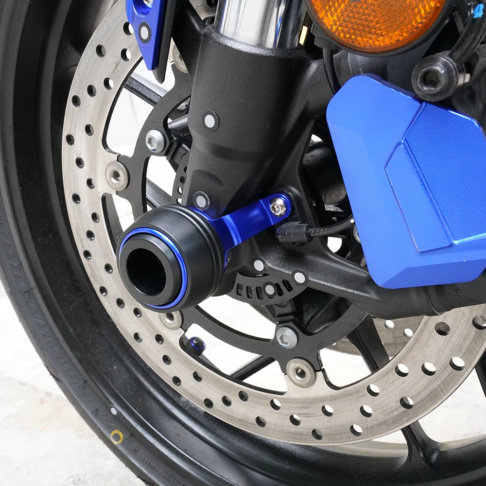 Für YAMAHA MT07 MT 07 2026 2025 MT-07 FZ07 Motorradzubehör Radachsen-Gabelschoner Schwingenstützen Ständerhalterung MT07 – Detail 4