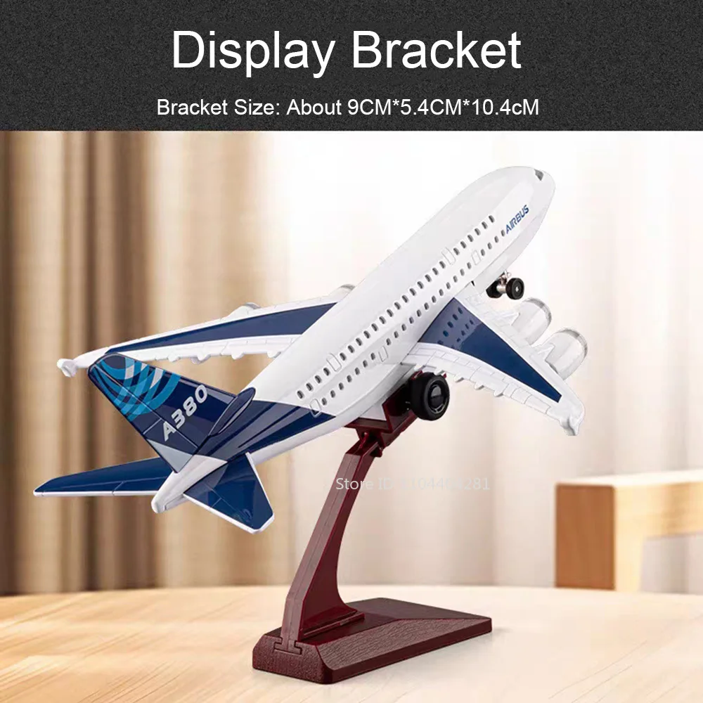 Große Größe 1:32 China Eastern Airlines A380 Sichuan Airline Legierung Diecast Auto Modell Spielzeug Sound Licht Zurückziehen Kinder Geburtstag Geschenk