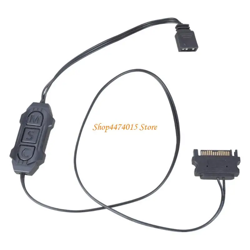 

K1AA 5V 3 PIN -PIN -контроллер ARGB для контроллера питания для синхронизации освещения вентилятора компьютера