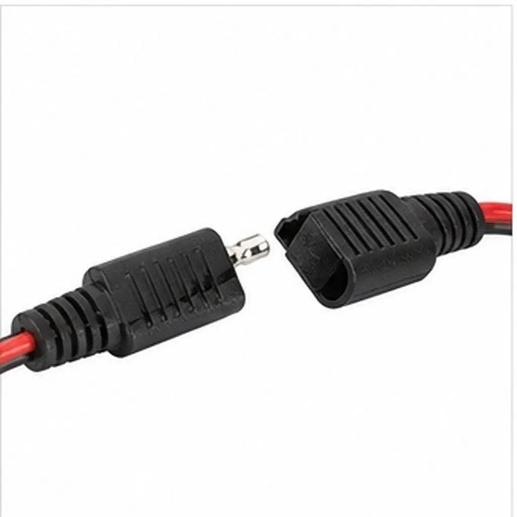 2Pcs Sae Quick Connector Disconnect Plug 12V 2 Pin Battery Cable Heavy Duty ABS for Automotive Marine Solar Extension Motorcycle