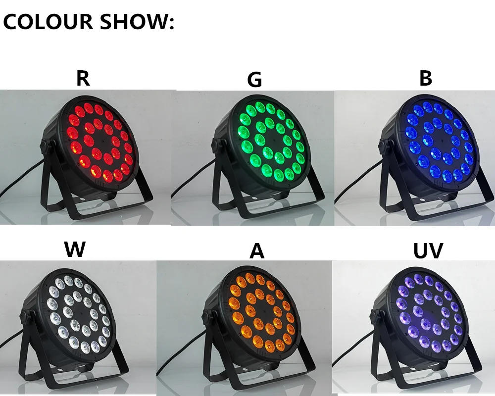 NEW MOLD 24X18W LED PAR Light/ 6-IN-1 RGBWA UV  PAR disco light dmx control LED wash light stage professional dj equipment