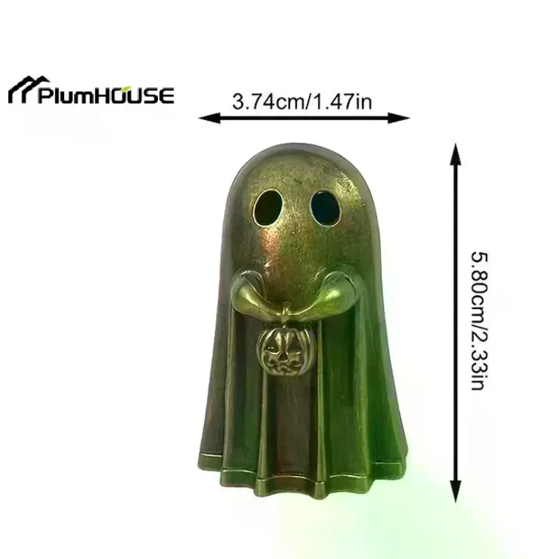 Ghost Incense Holder Ornament Handheld Pumpkin Desktop Decoration Suitable For Yoga, Meditation, Tea Ceremonies Home Decor