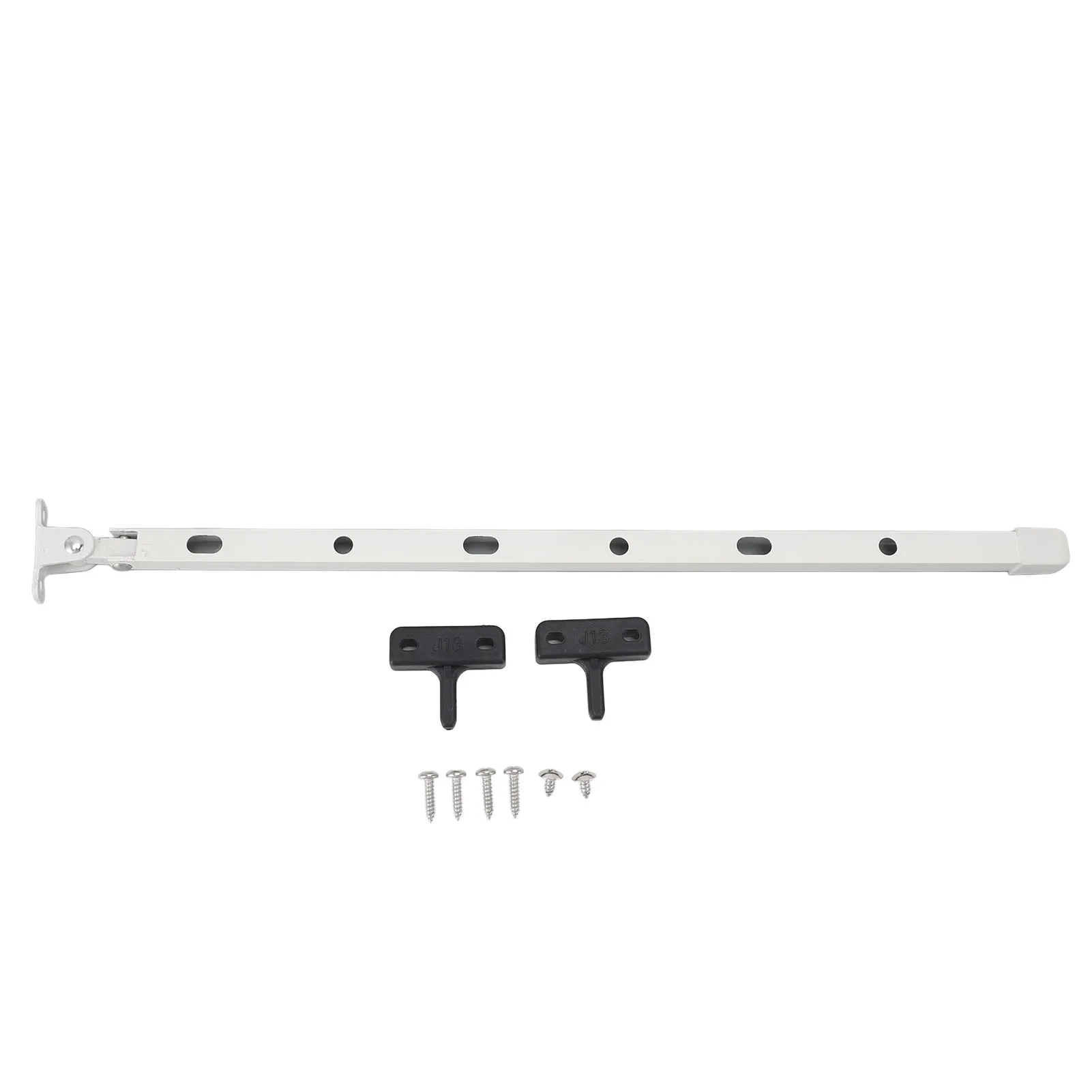 Greenhouse Window Stay Aluminum Manual Roof Vent Opener Bar Kit Sturdy Vent Support Arm Safety Design With 6 Screws 15.35In