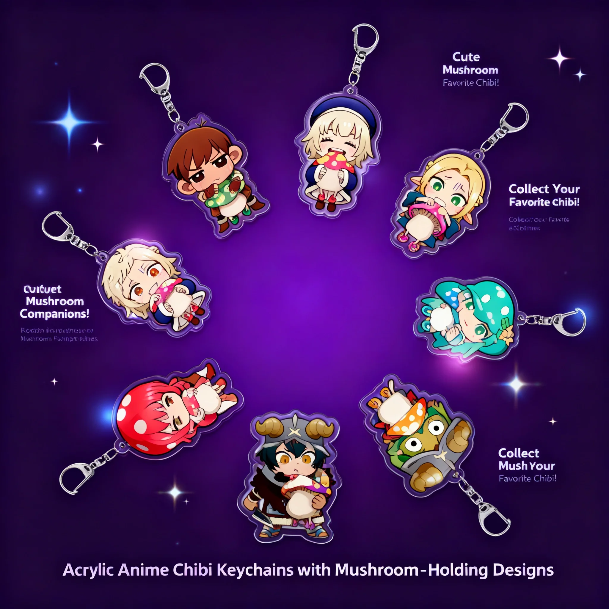 

Maze Version Acrylic Double Sided Keychain Cute Pendant Anime Backpack Accessory Laminated Design