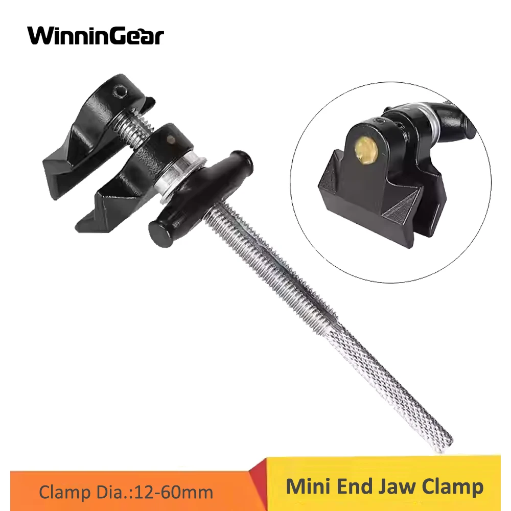 Meking M11-078F End Jaw Vise Grip Mini Cardellini Clamp Pipe Clamp With Rubber Pads 1/4