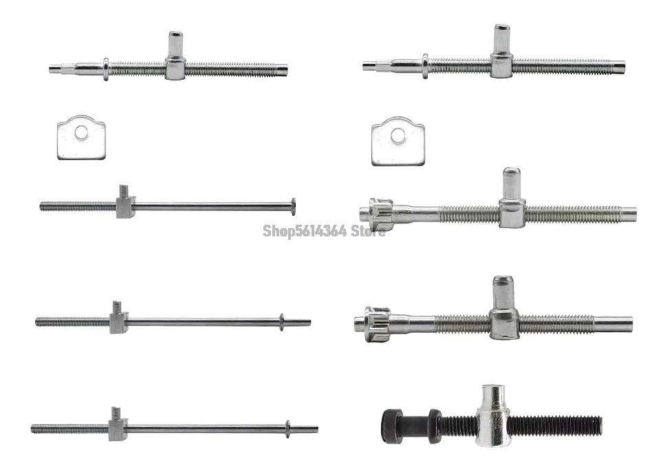 Adjustable silver metal  Screw Set f - Complete Tension Adjustment Screws for Chain and Guide Bar Front & Rear Setting 2sets