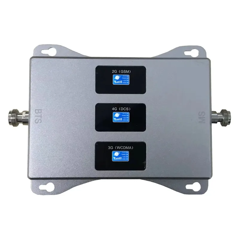 Full set Tri Band 900/1800/2100MHz GSM DCS WCDMA LTE 4G 3G 2G Cellphone Mobile Signal Amplifier Cellular Repeater
