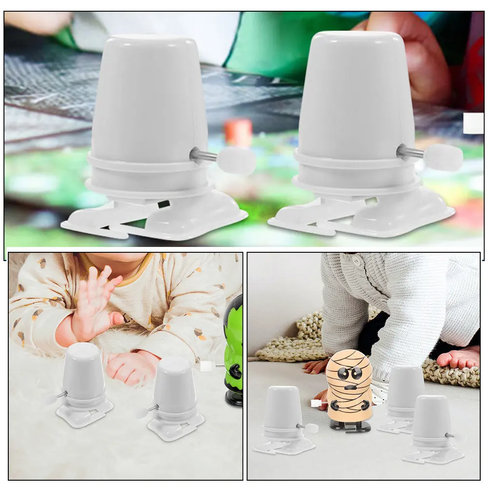 5pcs Clockwork Robot Parts Plastic Movement For Diy Colored Mini Mechanism Kids Plaything Craft Accessory Replacement Part