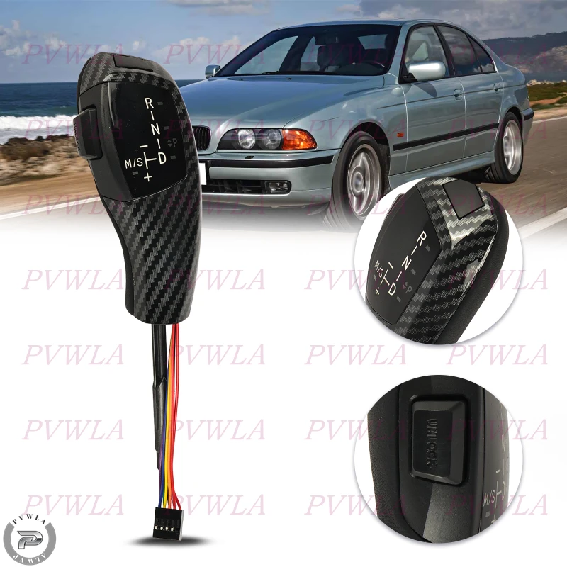

LED Automatic Gear Stick Shift Knob For BMW E39 E38 1997-2001/X5 E53 1999 2000 2001 2002 2003 2004 2005 2006 Car Accessories