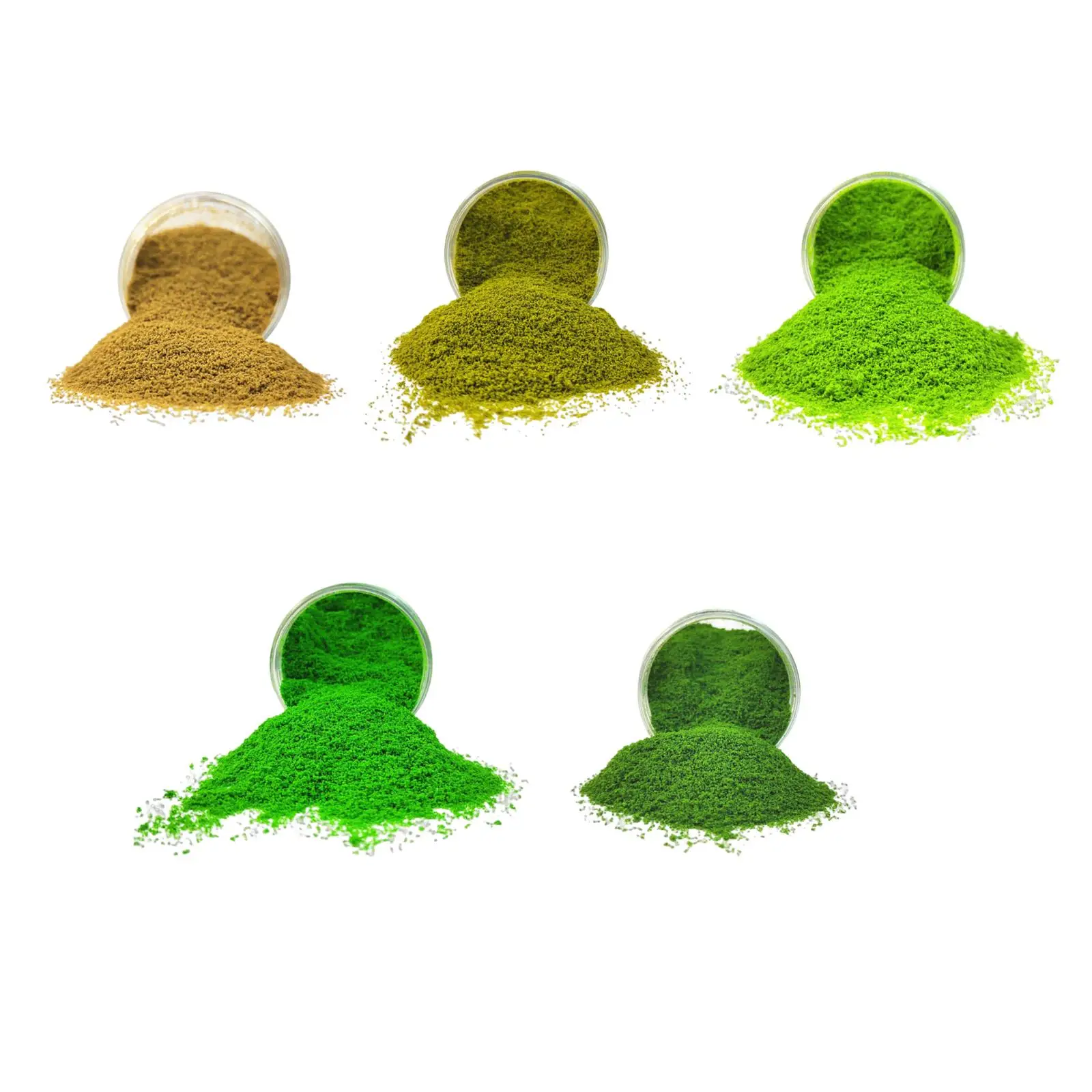 Ornamental Grass Terrain Powder for Street Building and Railway Layouts