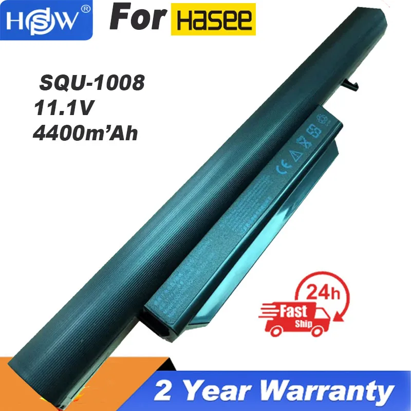 

11.1V Laptop Battery for Hasee A560P K580S K580P SQU-1008 SQU-1003 SQU-1002 For Haier R410 R410G R410U T6-3