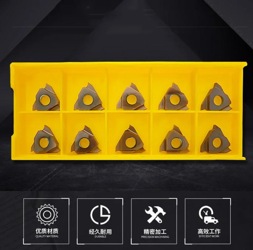 10 piezas TGF32R200/R100/R150/R120/R110, insertos de herramientas de corte CNC, cuchilla de ranura, insertos de corte de ranura poco profunda para soporte de ranura