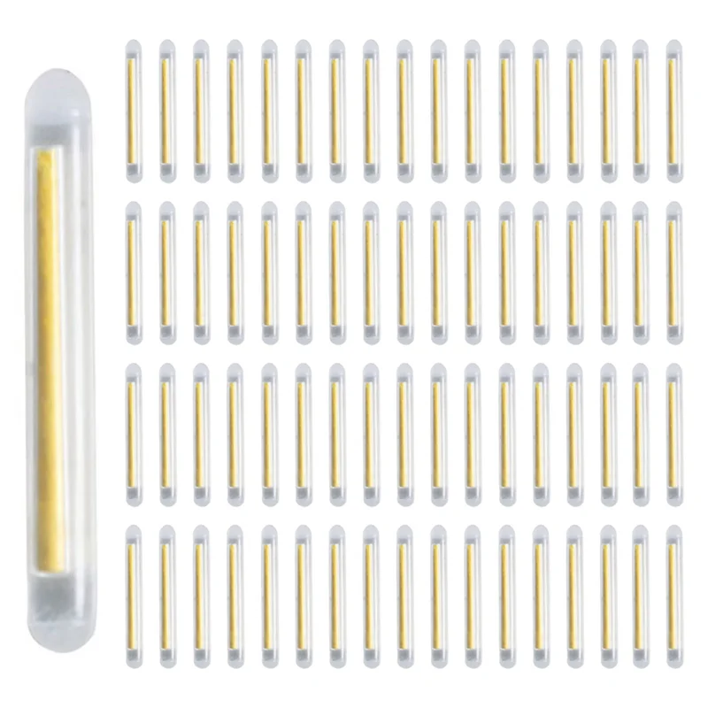 

FSTE-400PCS Светящиеся палочки для рыбалки, флуоресцентные LED-стикеры, светящиеся в темноте, аксессуары для рыболовных поплавков, 4.5 мм