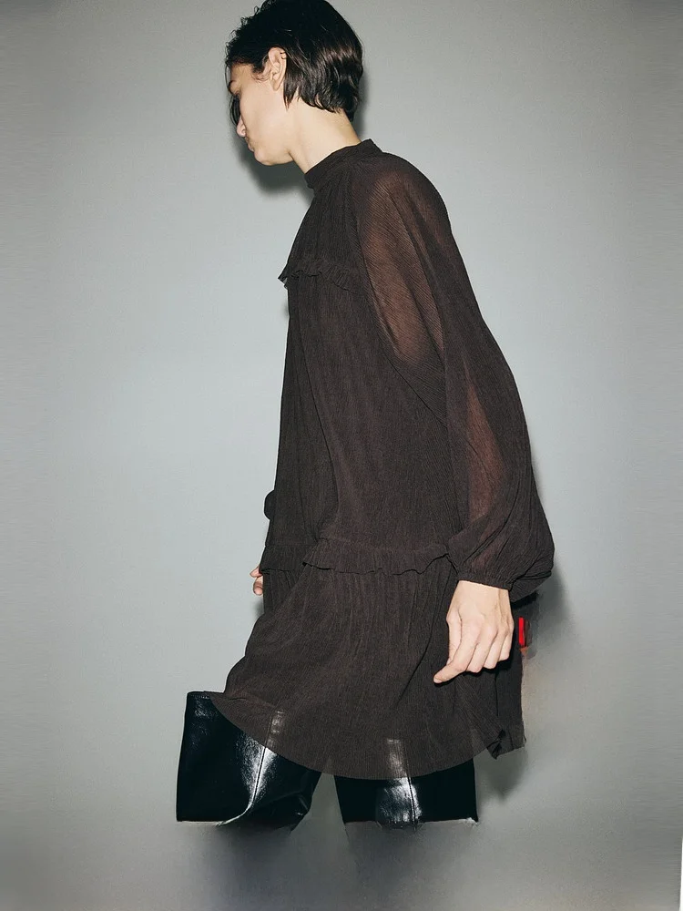 

Новинка весенней коллекции: Женская плиссированная юбка Dr HM2026 из ткани с эффектом потертости, А-силуэт, длинная, с цветочным принтом, для повседневной носки и офиса