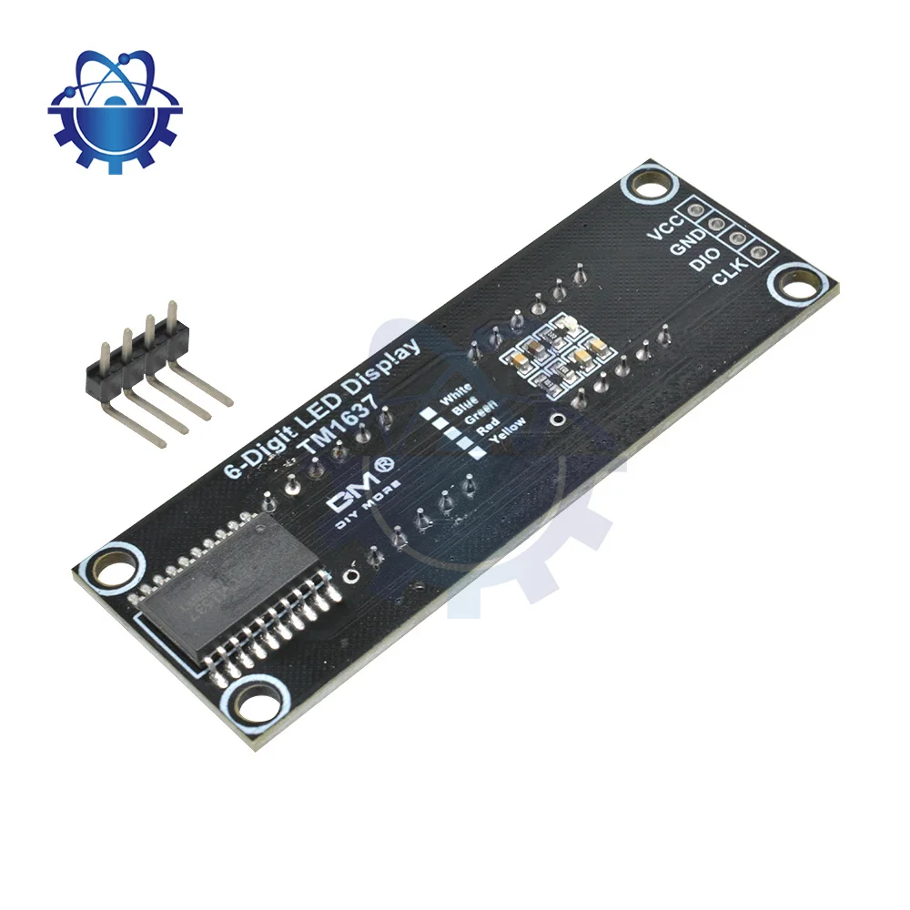 Imagem -03 - Digital Led Display Module para Arduino Tubo Módulo Board Nixie Relógio Bits Segmentos 56 Polegada Tm1637