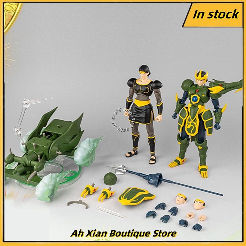 

New YOLOPARK Genuine AMK PRO Sky Battle Record Figure Dragon King Liang Horse Co-assembly Model Collection