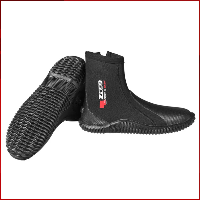 

ZCCO 5MM Thick Snorkeling Shoes for Adult Kid Size 35-46 Beach Diving Surfing Wading Boots Fishing Water Shoes