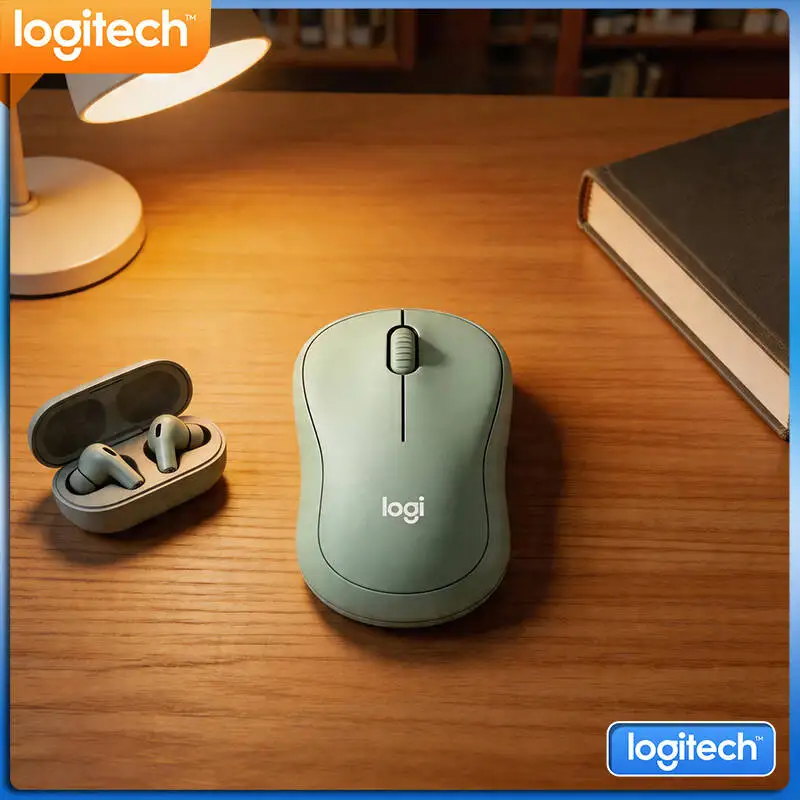 

Logitech M221 Silent Wireless Mouse - 10m Wireless Coverage, 1000 DPI, Quiet Clicks, Compact for Home Office Travel