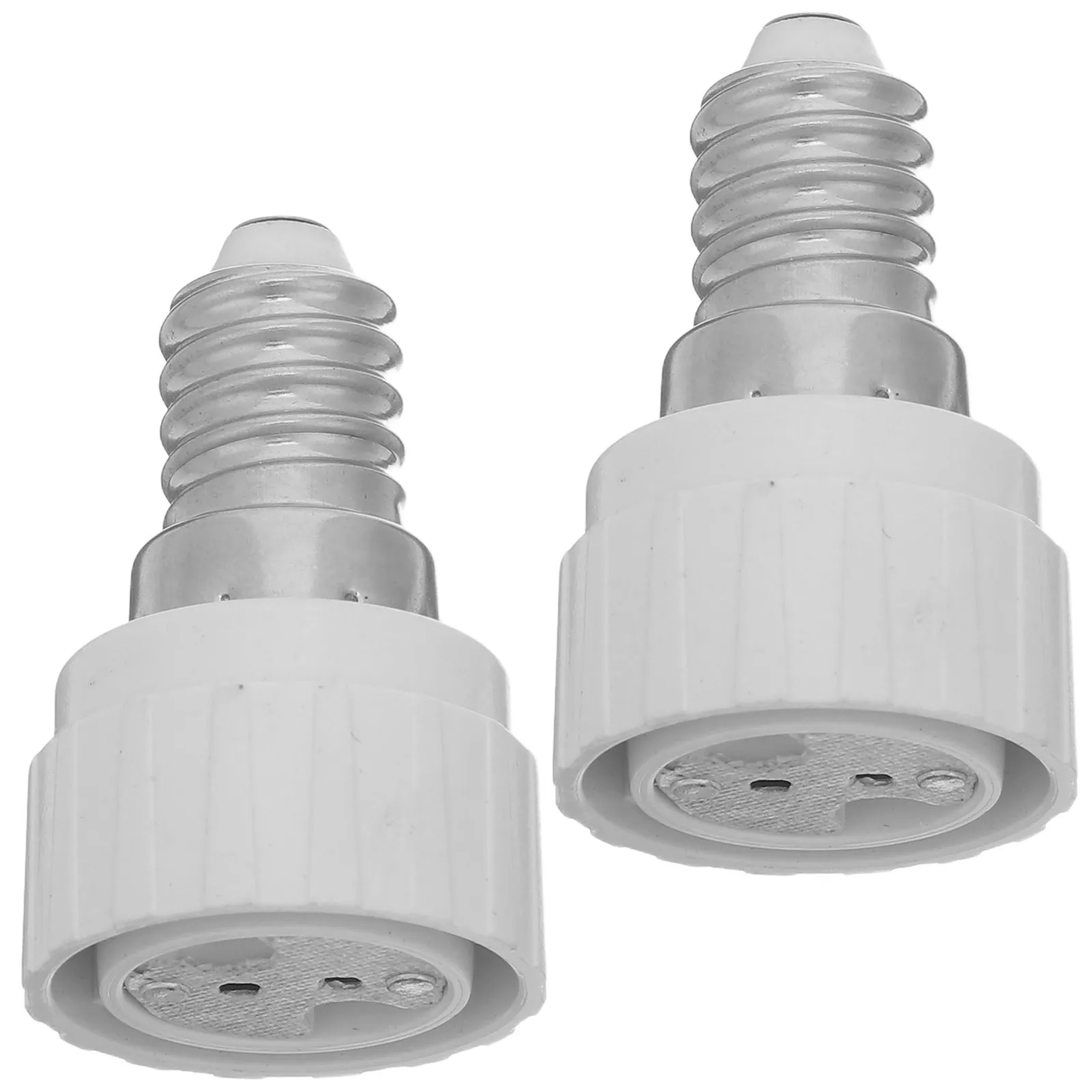 2Pcs Light Socket Extender Adapter E14 to Gu5.3 LED Bulb Holder Converter for Home Lamp Fixtures Light Socket Adapter