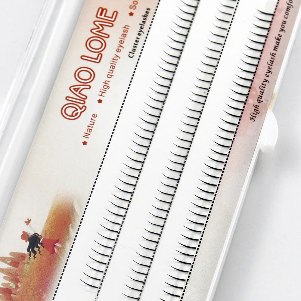 Natural Lashes 120 Clusters V-Shaped Lower Eyelashes 5/6/7mm Natural Lower Under Eyelash Easy Grafting Makeup Extension Tools