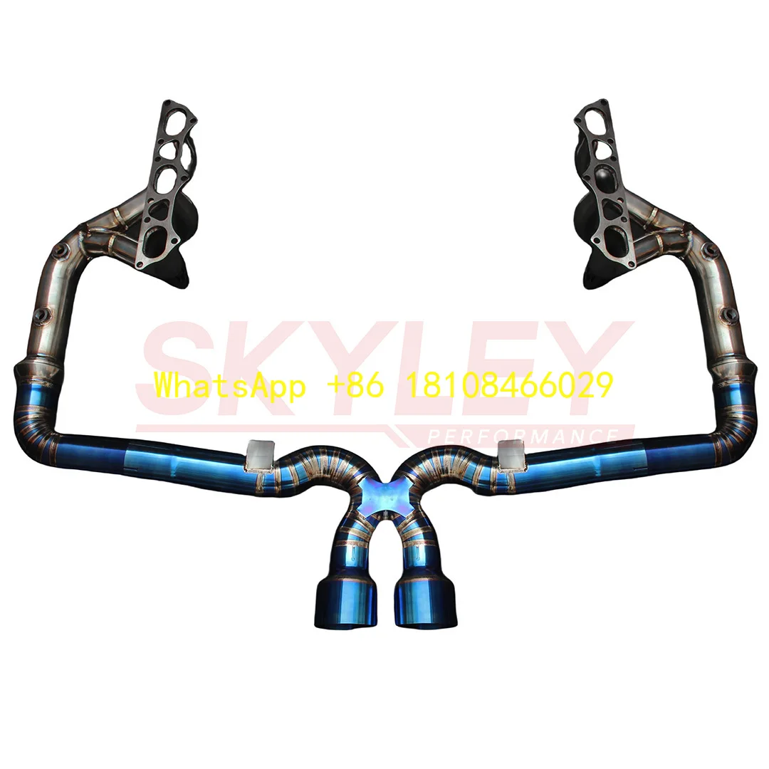 

SlPerformance глушитель Catback для Porsche 911 991.1 991.2 GT3/rs вакуумная титановая выхлопная труба автозапчасти выхлопная система