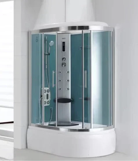 Integral shower room bathroom household integrated toilet arc fan glass dry and wet separation