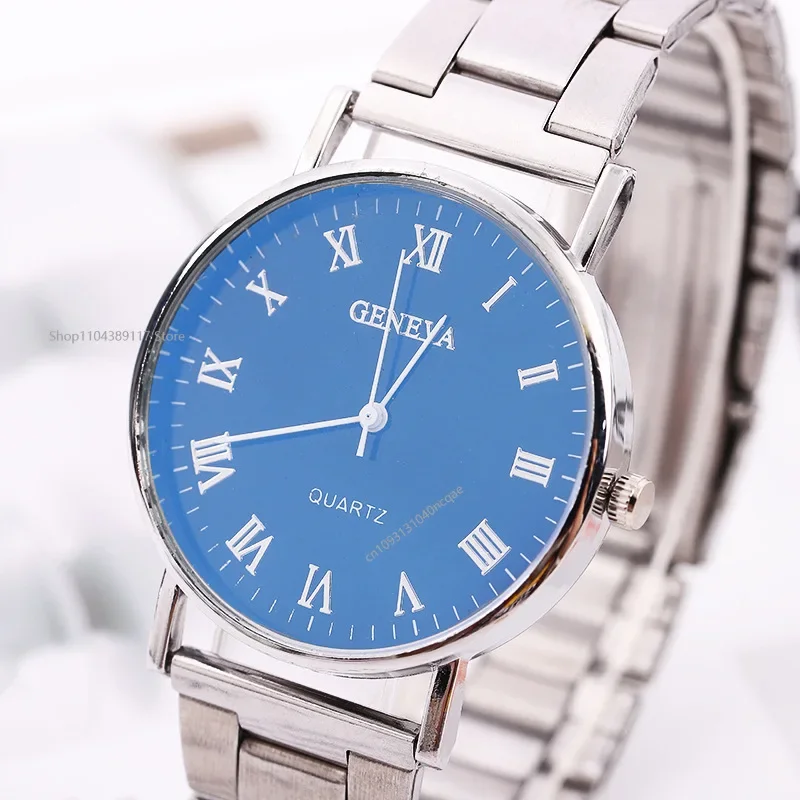 นาฬิกาผู้ชายแฟชั่น Casual ควอตซ์นาฬิกานาฬิกาข้อมือ Silver Elegant Man บรรยากาศ Mens นาฬิกา Reloj Hombre