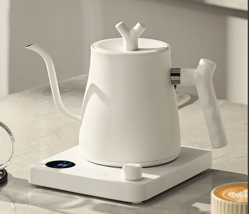 1000 W Elektrische Zwanenhals Ketel 1000 ml 304 Rvs Koffiepot Intelligente Temperatuur LED Display voor Koffie Thee