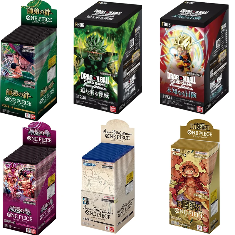 

BANDAI Full Series One Piece Card Game OP01-OP12 FB01-FB06 Romance Dawn JAPAN Anime TCG Booster BOX Collection Card