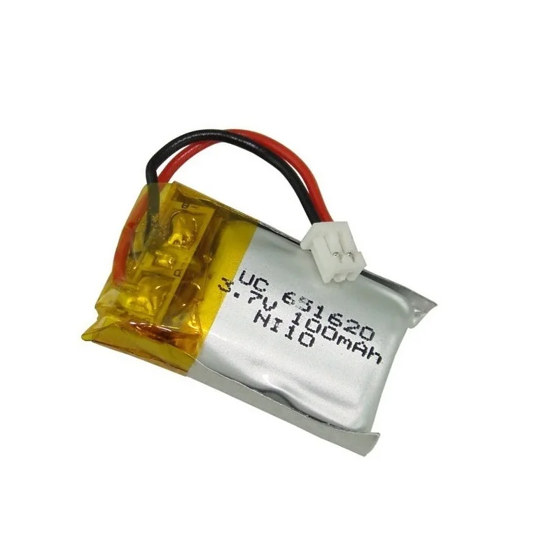 10pcs/lot 3.7 v 100mah/120mah 20c For Cheerson CX10 CX-10 CX-10A RC Helicopter / RC quadcopter 3.7V 100 mah Li-po battery 1.25mm