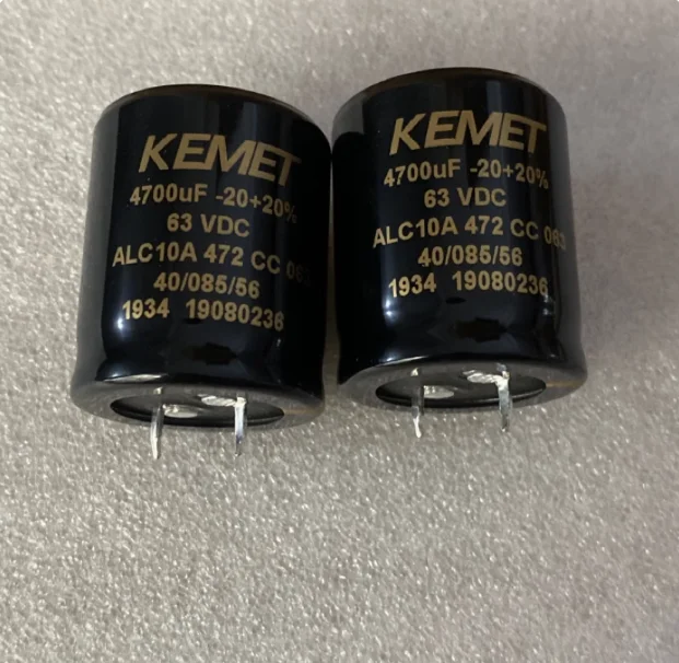 

4pcs/lot Original KEMET BHC ALC10 63V 4700UF 30X35mm A521DE472M063A audio aluminum electrolytic capacitor free shipping