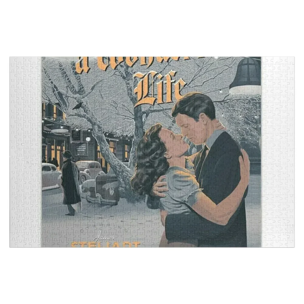 IT'S A WONDERFUL LIFE Jigsaw Puzzle Custom Wooden Gift Personalised Toys Puzzle