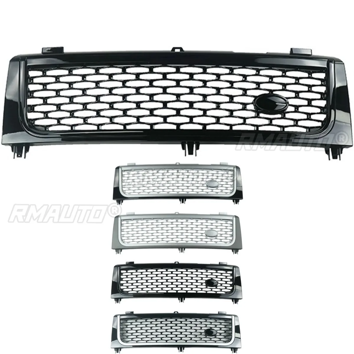 Car Grille Front Bumper Grill Racing Grills Front Grill Bumper Grill Body Kit For Range Rover Executive 2002-2005 Styling Kits