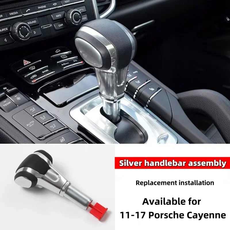 

2011-2017 Carbon Fiber Car Aircraft Gear Handle Automatic Gearbox Gear Shift Knob Lever For Porsche Cayenne Car Accessories