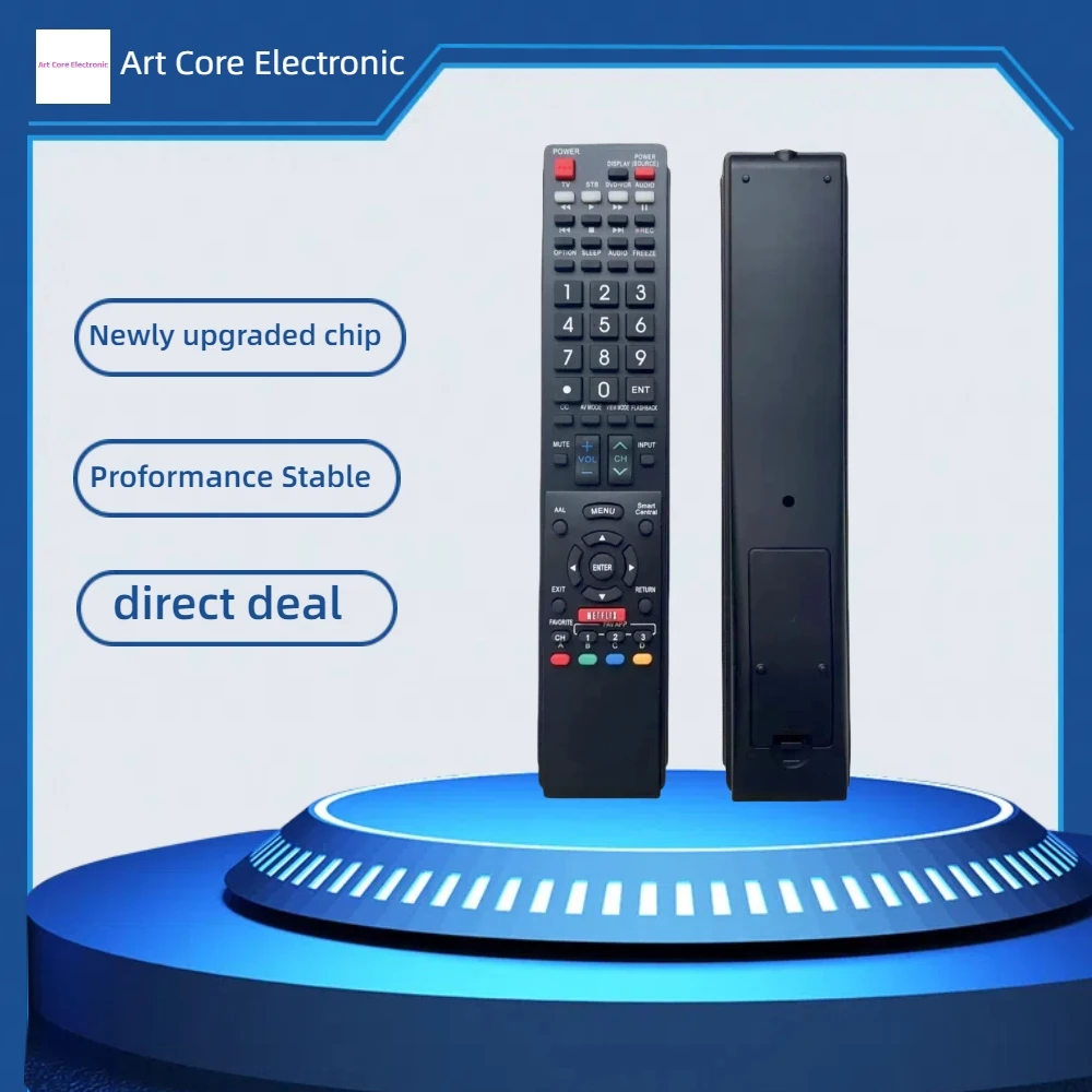Remote control fit for Sharp LC-42D65U LC-40E77UN LC-40LB480U LC-40LE431U LC-42D69U LC-42D72U LC-70SQ15ULC-40F22E QUOS Smart TV