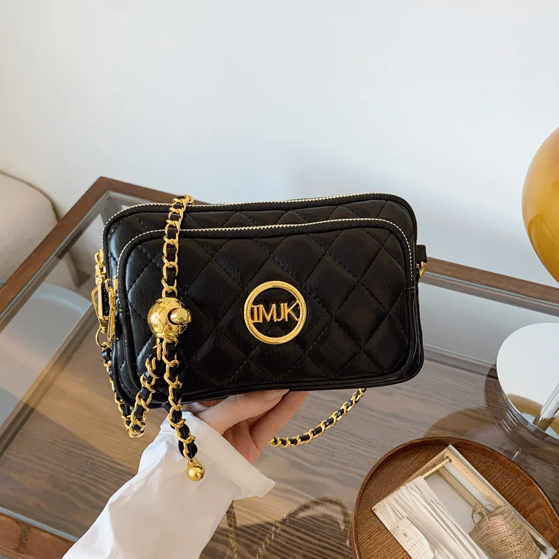 

2026, модная новая мини-трехслойная маленькая сумка, женская трендовая изысканная роскошная дизайнерская универсальная женская сумка из мягкой кожи на плечо