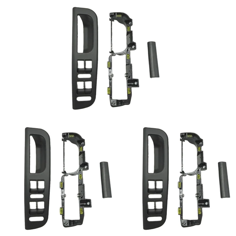 

Лидер продаж-9 шт. черного цвета для Bora Golf 4, внутренняя дверная ручка, кронштейн переключателя подъемника, базовые крышки 1J1 8671793B1 867 171 E 3B0867