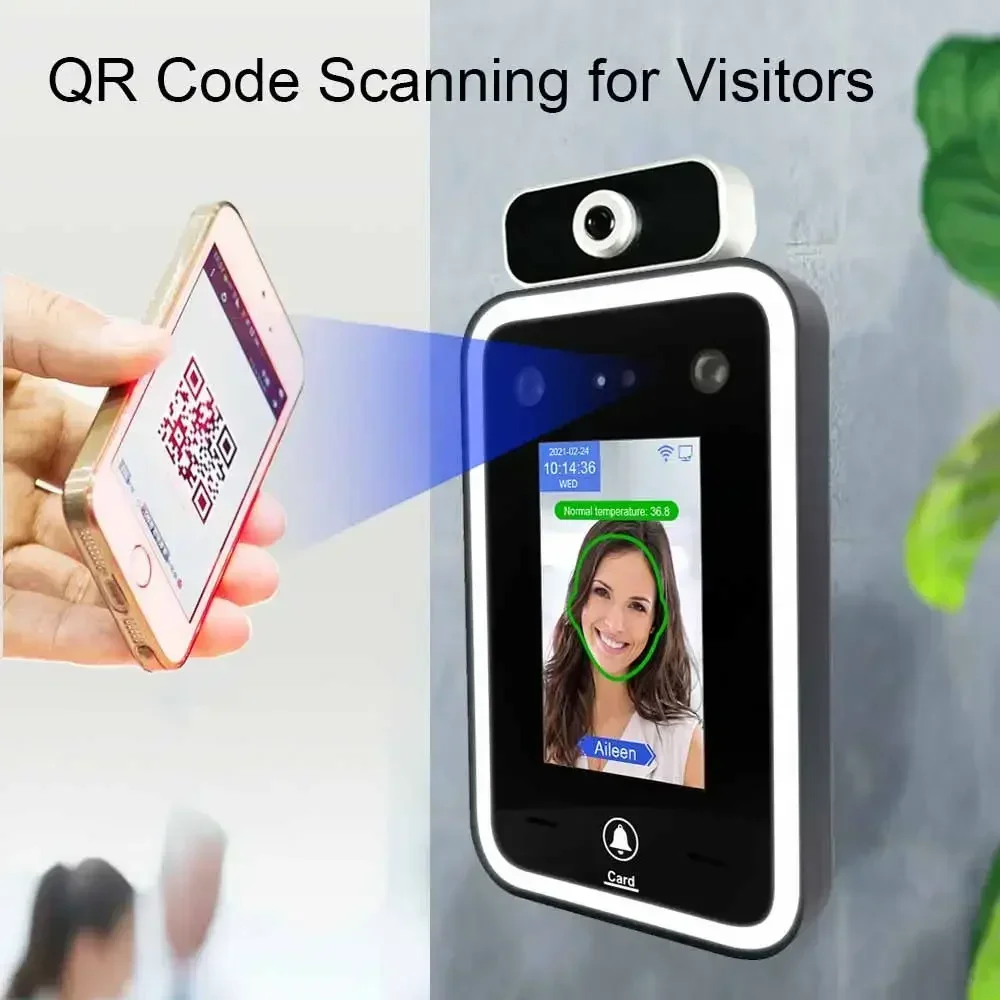 

Biometric Reader Wdr Ai Facial Recognition Access Control System Touch Screen Time Attendance Wireless Face Recognition Reader