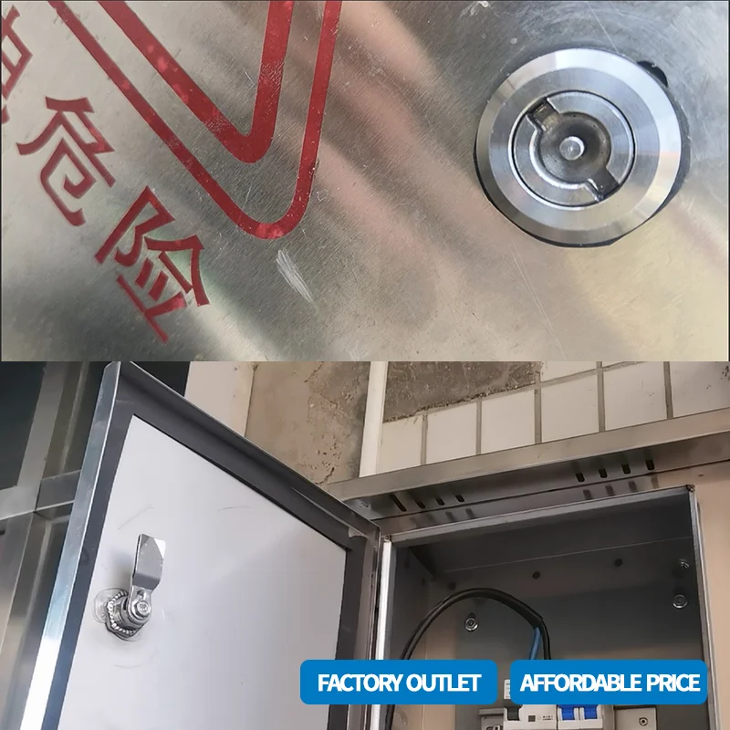 

304 Stainless Steel Linear Triangular Square S-Core Outdoor Garbage Bin Lock Electric Control Cabinet Door Lock