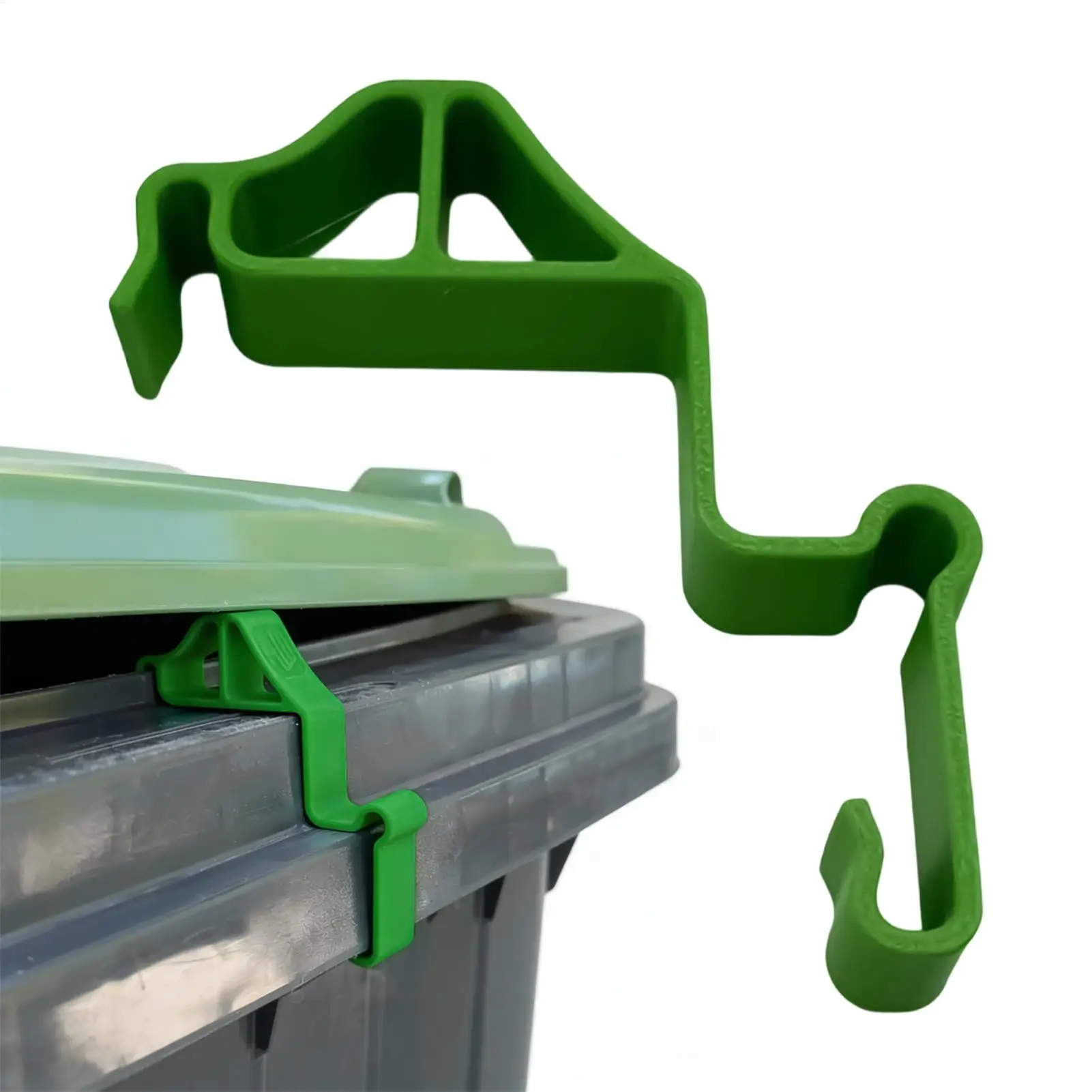 Garbage Can Lid Support Waste Bin Spacer Clamp Garbage Bin Air Circulation Accessory for Kitchen Restaurant Apartment Park