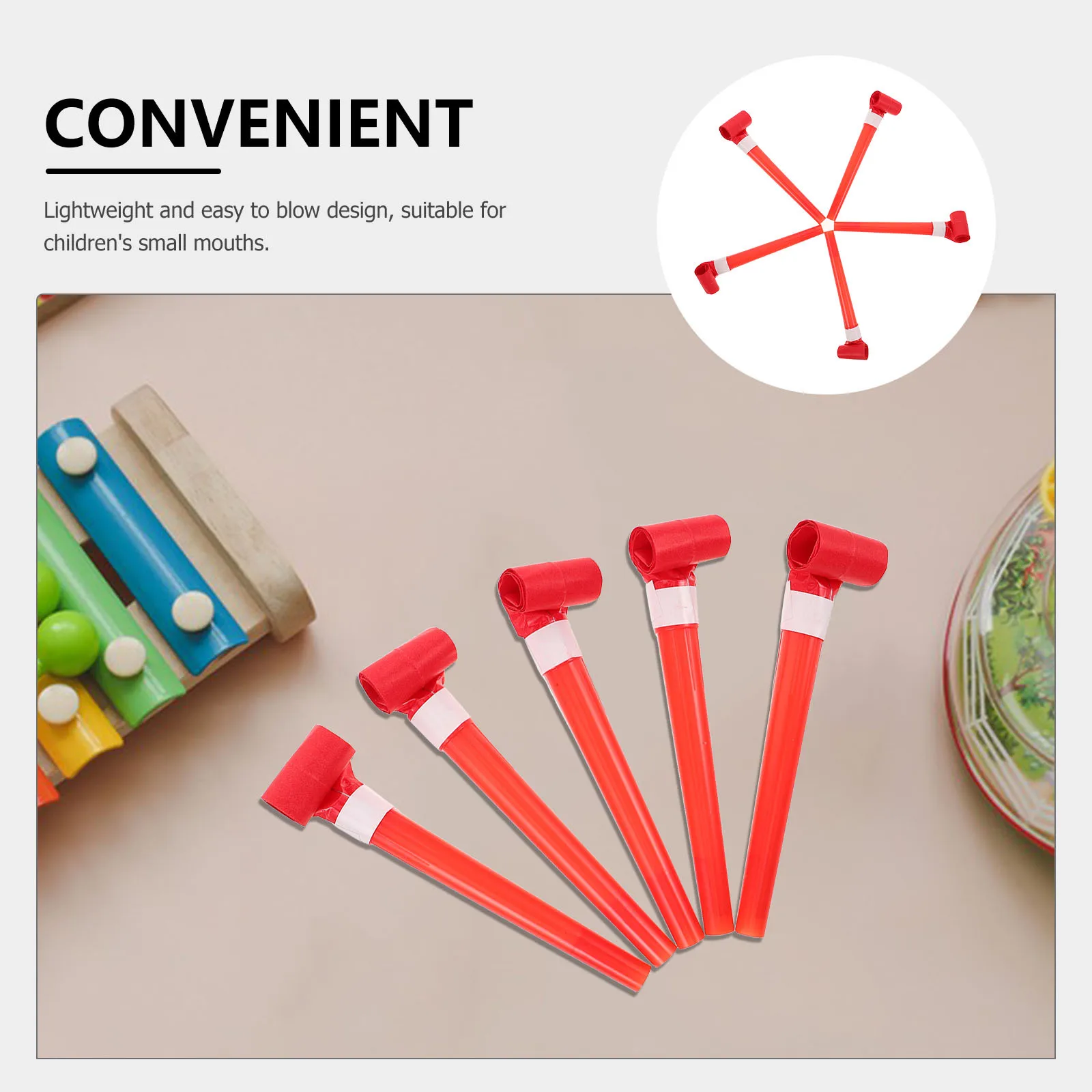 70 قطعة منفاخ الحفلات صانعي الضوضاء بألوان زاهية للأطفال انفجارات موسيقية للاحتفال بعيد الميلاد والأنشطة الخارجية وحفلات صنع الضوضاء