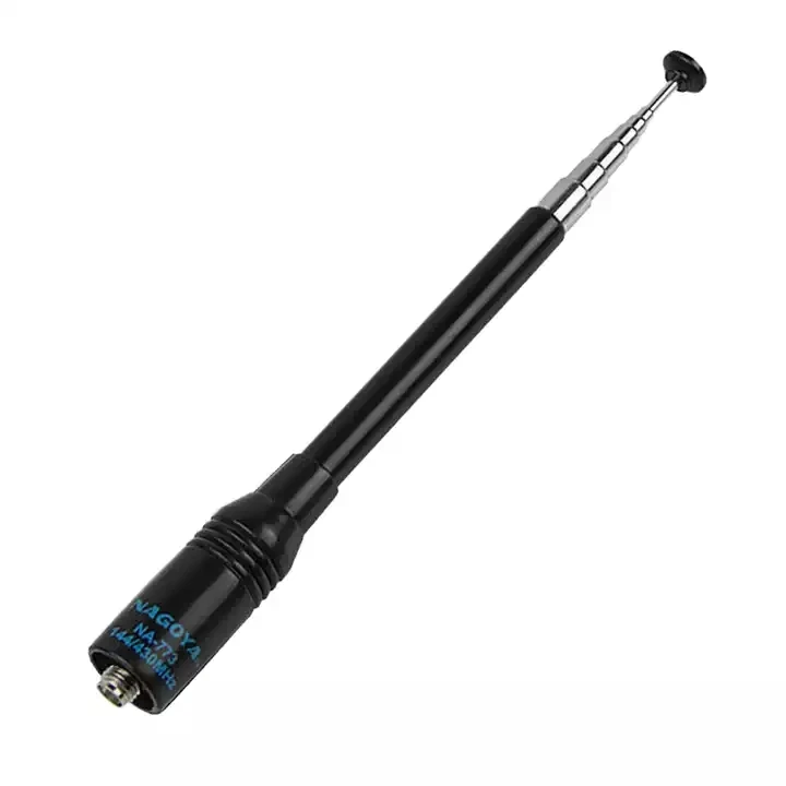 Original Naguya NA-773  High Gain Telescopic UV Dual Band Intercom Handheld Antenna 41CM Walkie Talkie Antenna