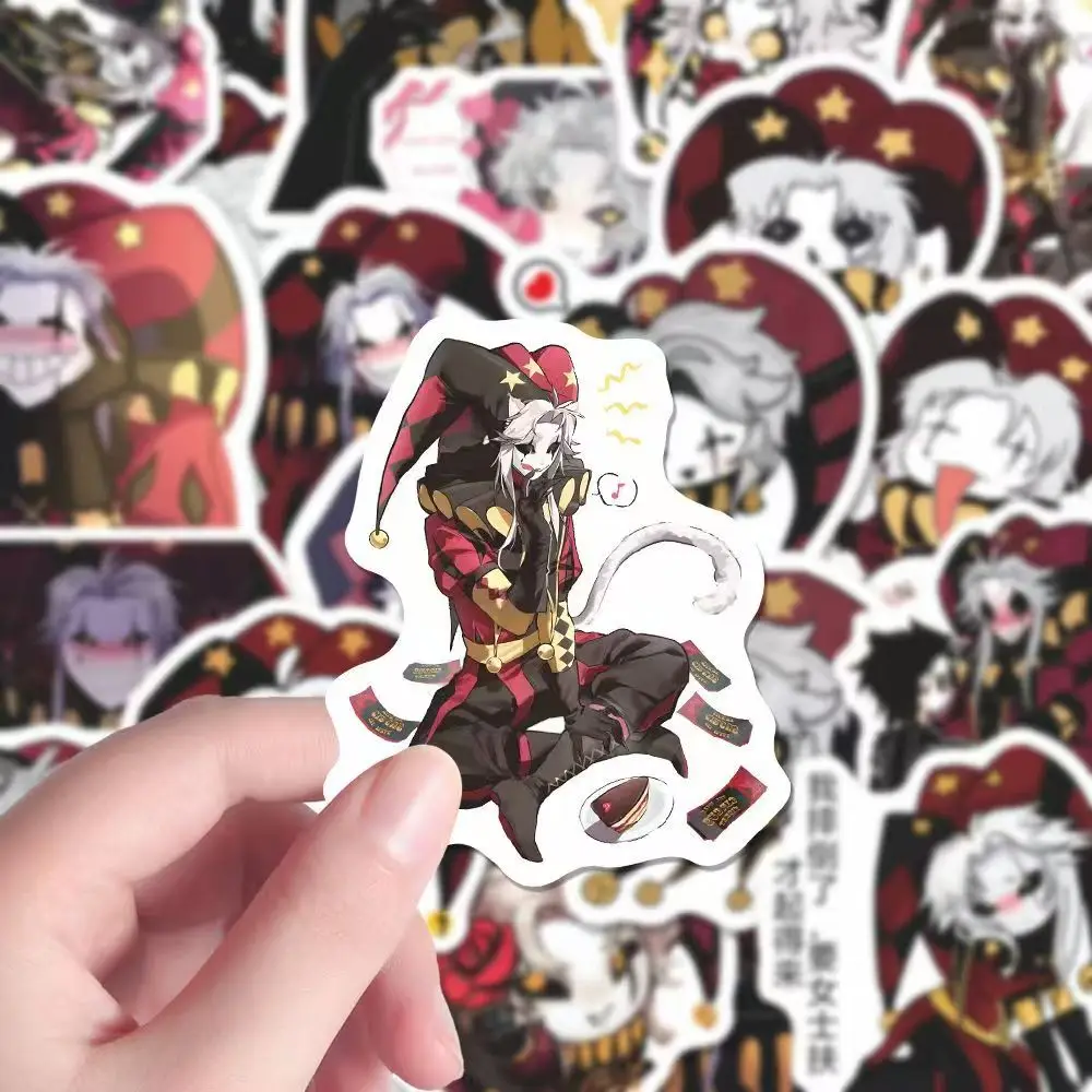60Pcs Game The Freak Circus Pierrot Figure Waterproof Stickers Water Cup Computer Skateboard and Mobile Phone Ipad DIY Decals
