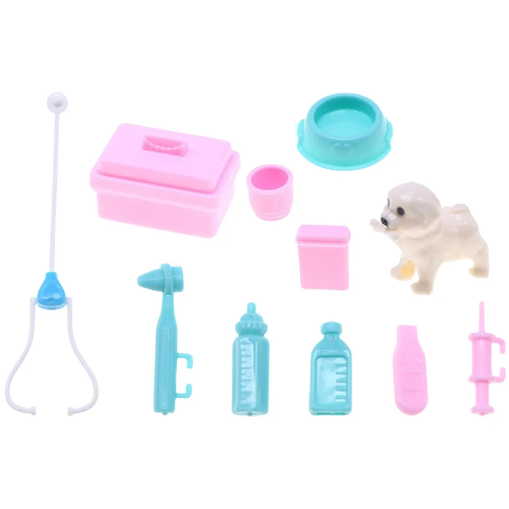 

1Set Simulation Veterinary Tool Set High Simulation Pretend Play Props Vet Kit Props Educational Role Play Cognitive Models