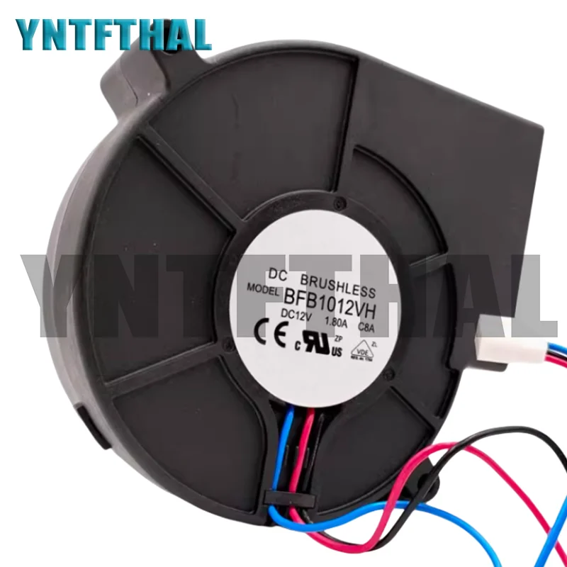 

New BFB1012VH 12V 1.80A 3-Wire Cooling Fan