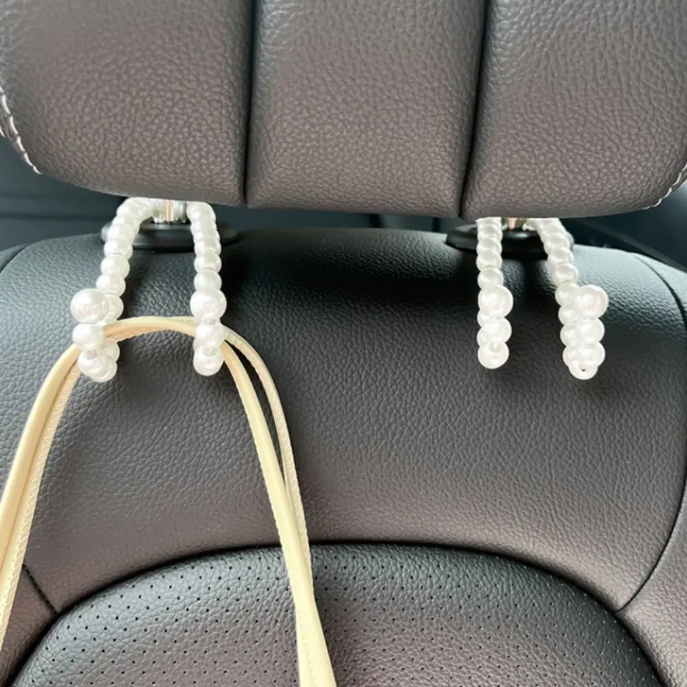 

4 Pcs Multi-Function Bearing Capacity Car Hook Convenient Storage Pearl Hook Organizer Hidden Design Car Accessories Holder