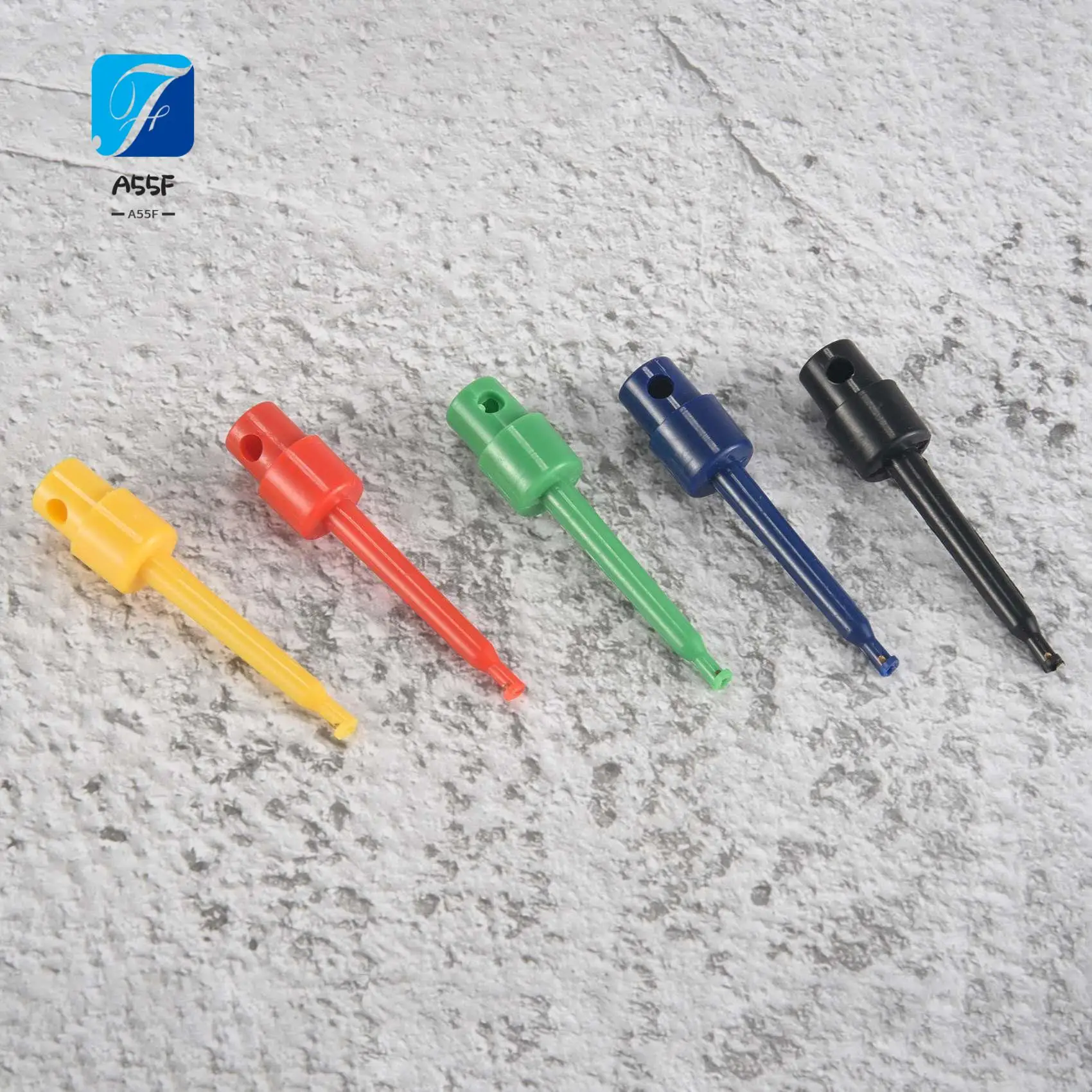 

A55F-30Pcs Measuring Clamps, Test Tips, Multimeter Wire Lead Test Clip, Electronic Mini Test Probe Set,Pcb Tester Grabber